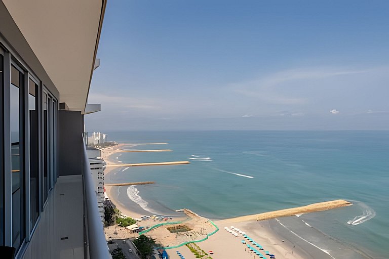 Lujoso Vista al Mar, Centro Histórico Morros City