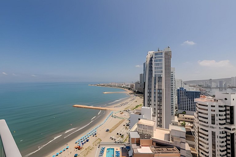 Lujoso Vista al Mar, Centro Histórico Morros City