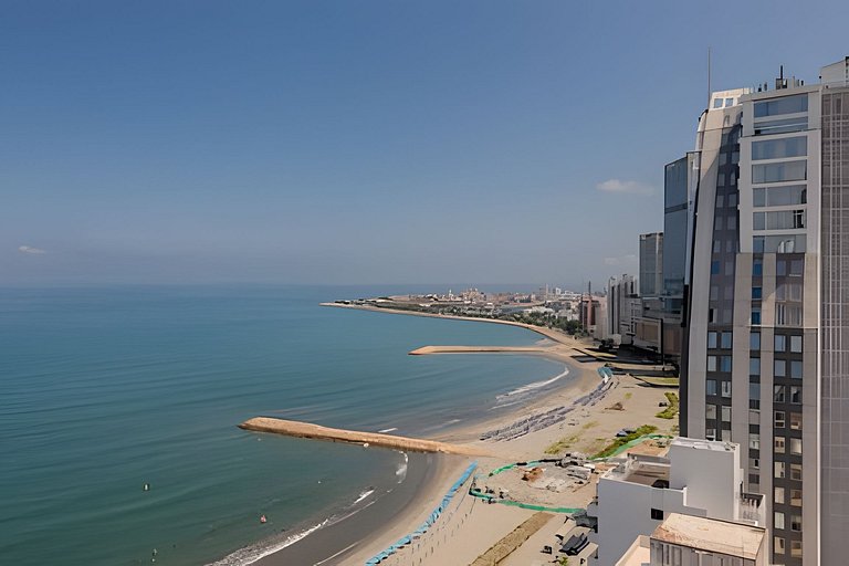 Lujoso Vista al Mar, Centro Histórico Morros City