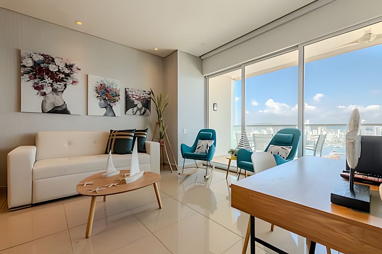 Luxury H2 piso 19 / Sea Bay View & Historic Center