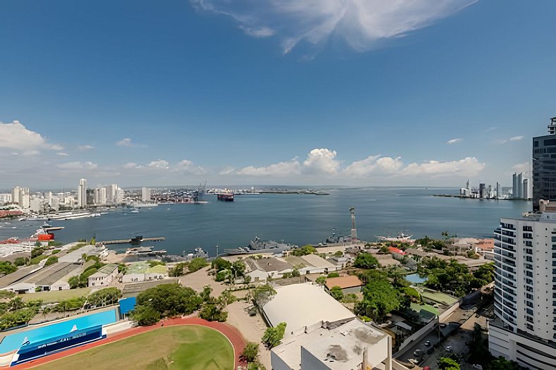 Luxury H2 piso 19 / Sea Bay View & Historic Center