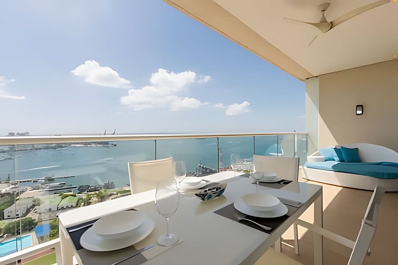 Luxury H2 piso 19 / Sea Bay View & Historic Center