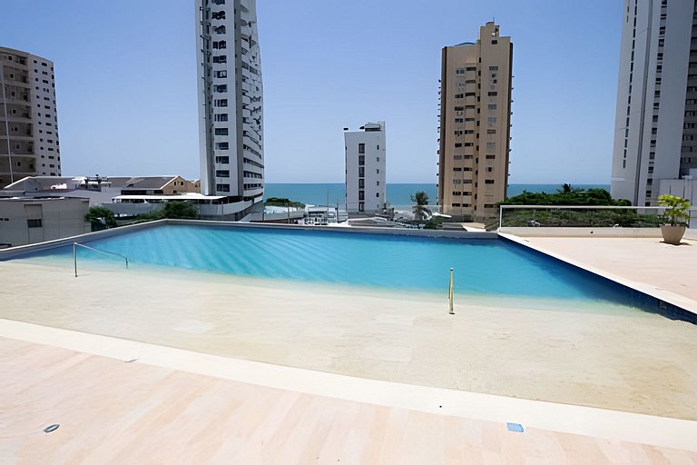 Panoramic Sea View 2 BR/Pool, Gym